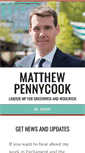 Mobile Screenshot of matthewpennycook.com