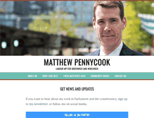 Tablet Screenshot of matthewpennycook.com